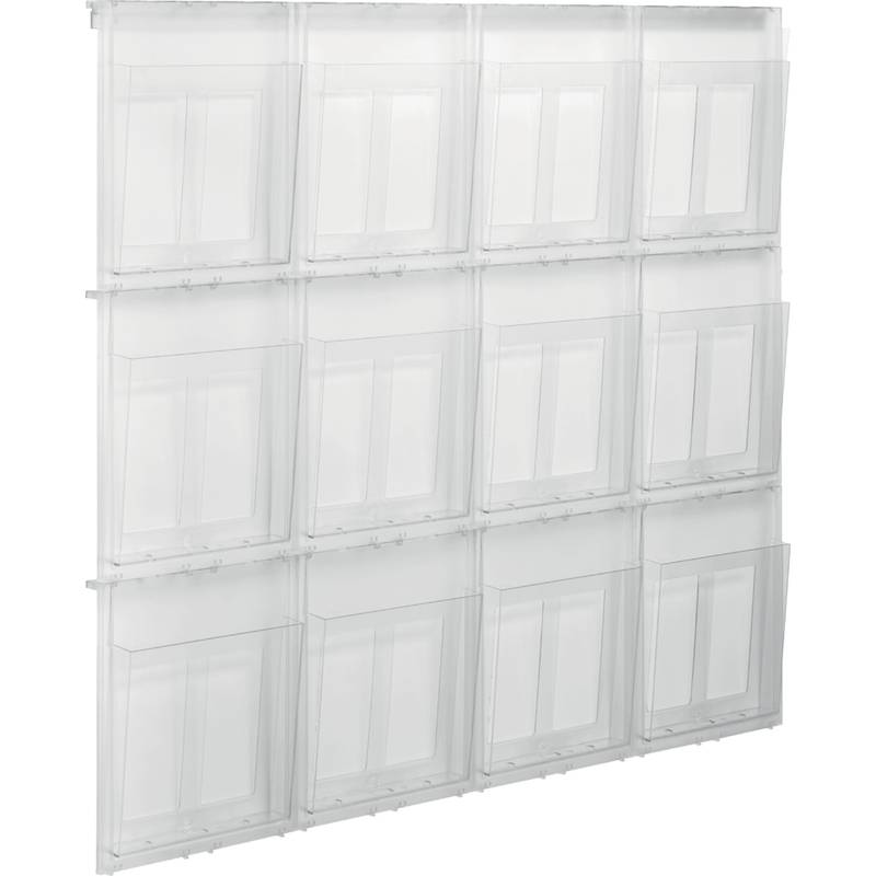 helit Wanddisplay "the placativ", 12 x DIN A4 hoch, glasklar