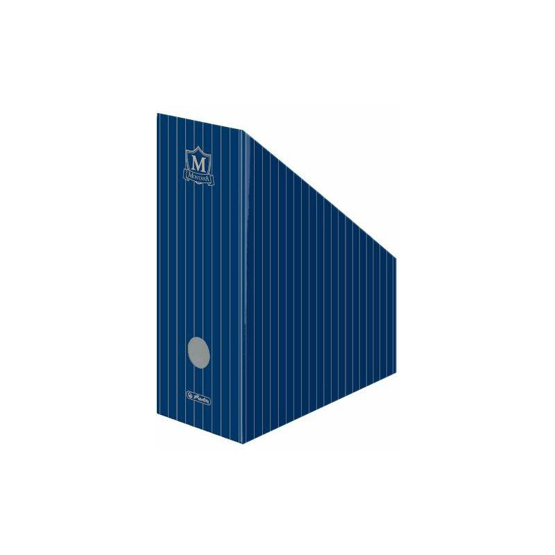 herlitz Wellpappe-Stehsammler Montana, für DIN A4, blau