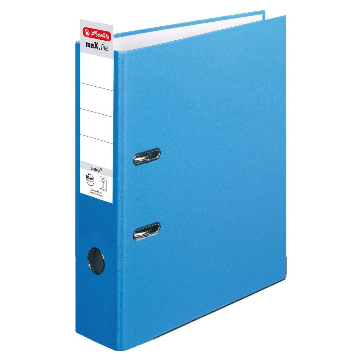 Herlitz 10094837, Lagerung, Metall, Polypropylen (PP), Blau, Deutschland