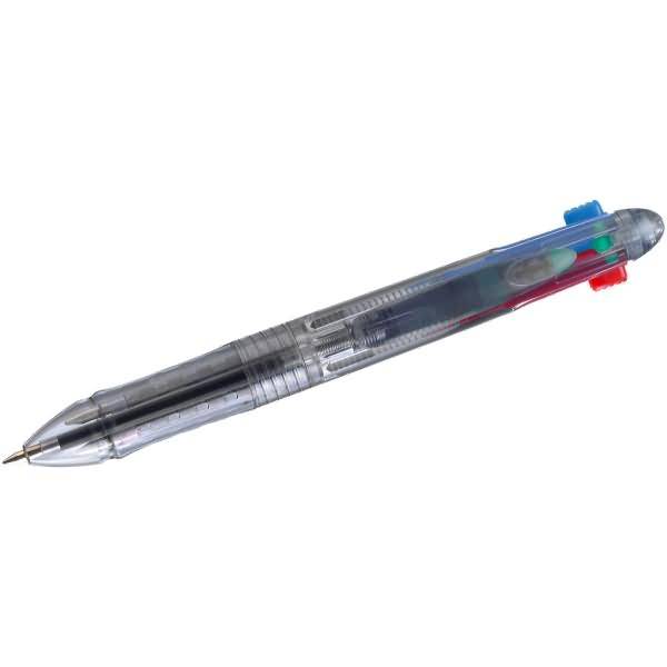 Vierfarbkugelschreiber transparent