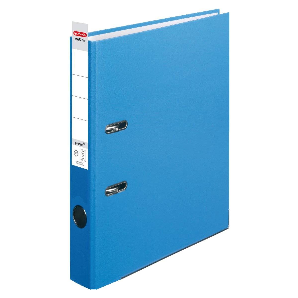 Herlitz maX.file, A4, Halteöse, Lagerung, Polypropylen (PP), Blau
