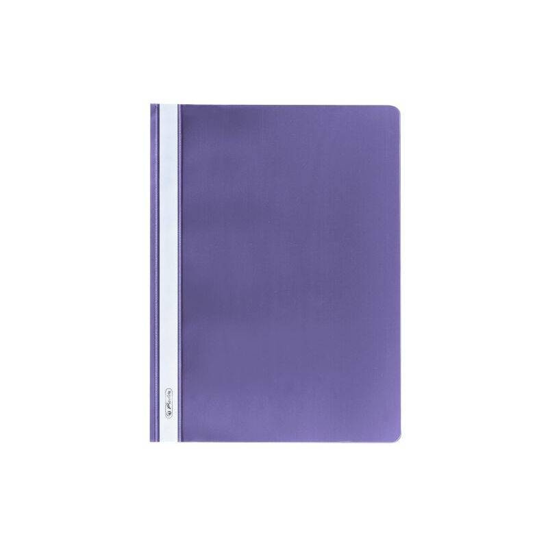 herlitz Schnellhefter, DIN A4, aus PP-Folie, violett