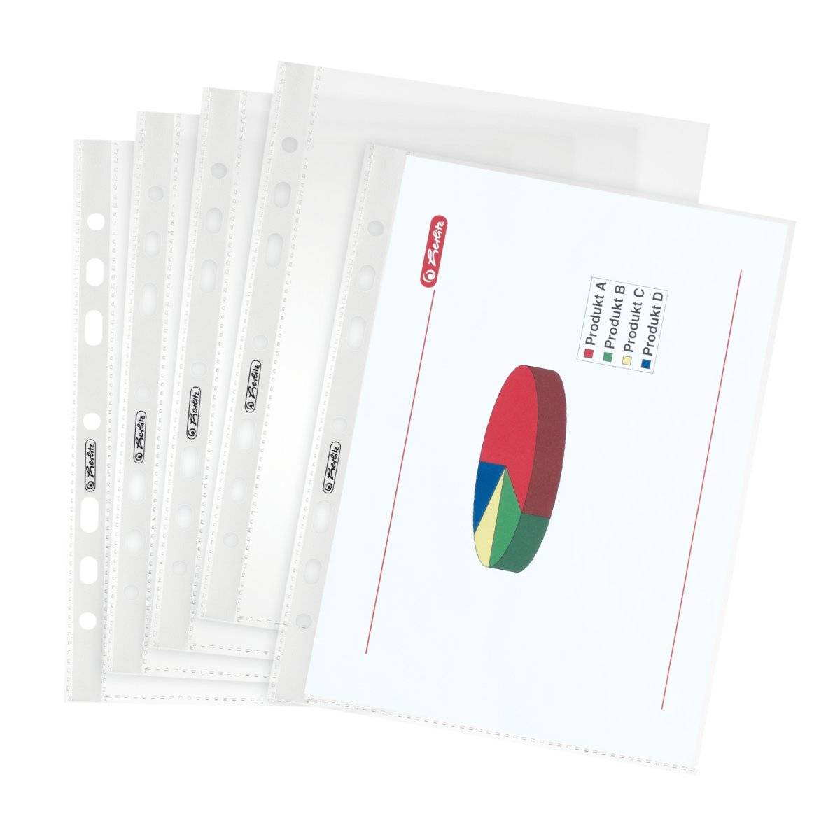 Herlitz 10468585, A5, Transparent, Polypropylen (PP), 100 Stück(e)