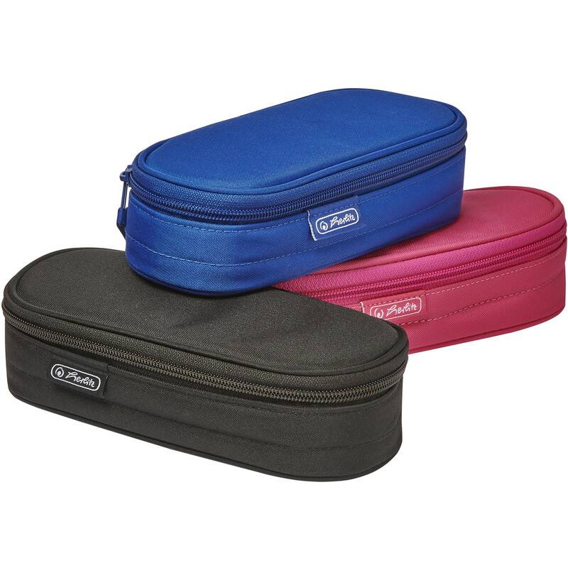 herlitz Schlamper-Etui, aus Nylon, 3 Farben sortiert