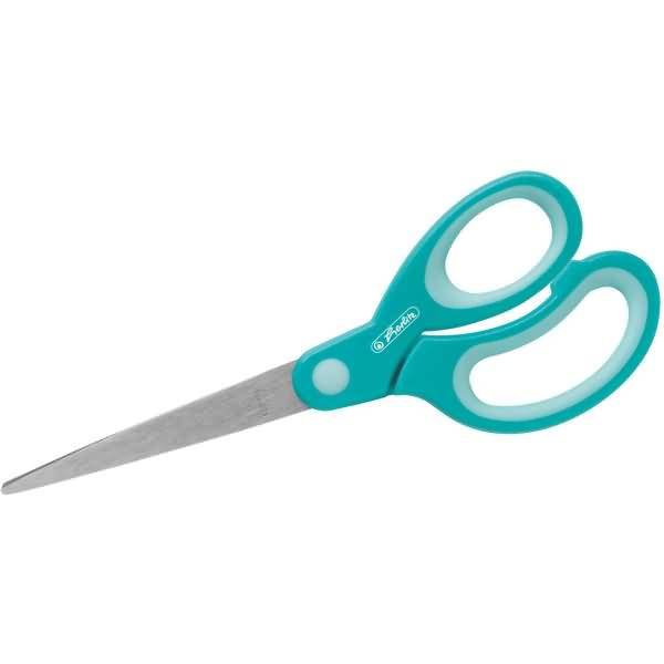 Bastelschere Design 17cm rund farbig sortiert