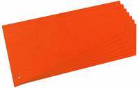 Herlitz 10838498 - Orange - Bürokleinmaterial - 120x230 mm - Orange - 100er - Tr
