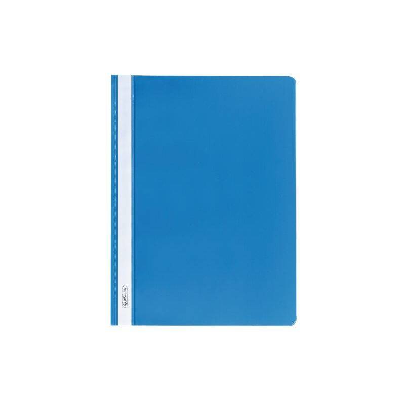 herlitz Schnellhefter, DIN A4, aus PP-Folie, hellblau