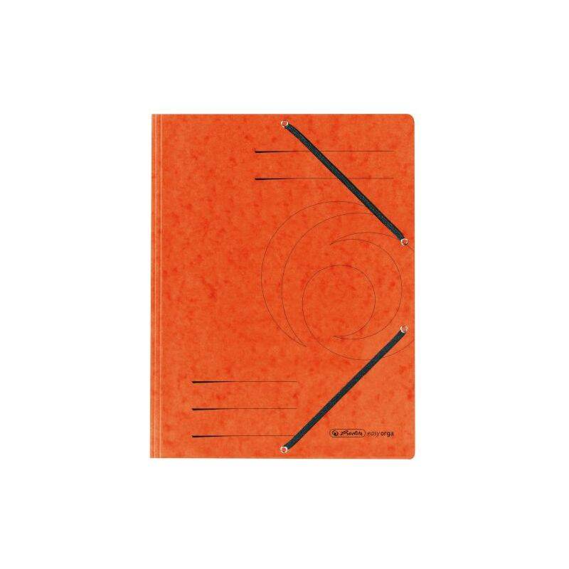 herlitz Eckspannermappe easyorga, DIN A4, orange