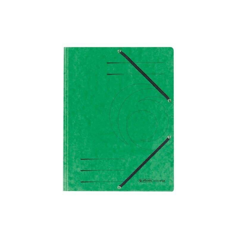 herlitz Eckspannermappe easyorga, DIN A4, grün