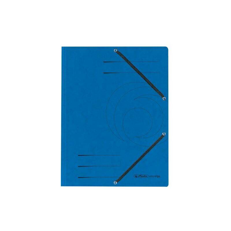 herlitz Eckspannermappe easyorga, DIN A4, blau
