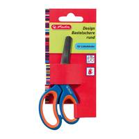 Herlitz 10897163, Erwachsener, Gerader Schnitt, Eins/Eine(r), Blau, Rot, Metall, Gerader Griff