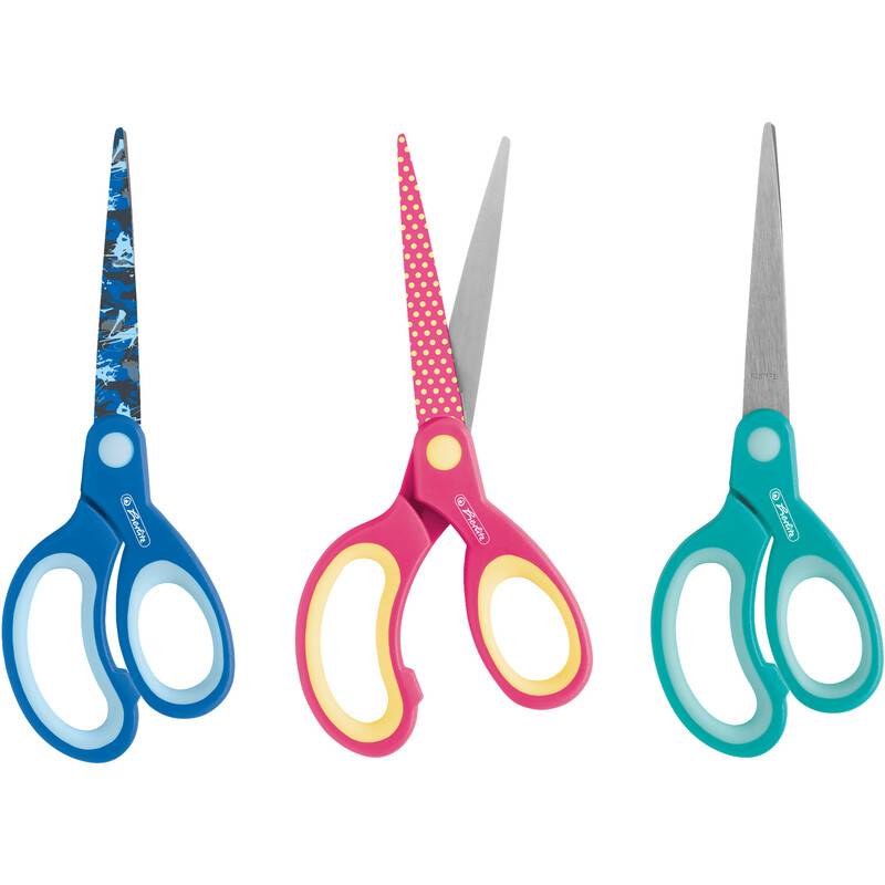 herlitz Bastelschere Design, spitz, Länge: 172 mm