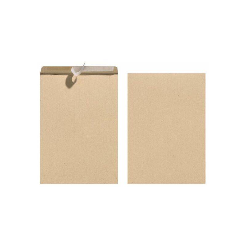 herlitz Versandtasche, DIN C5, ohne Fenster, braun