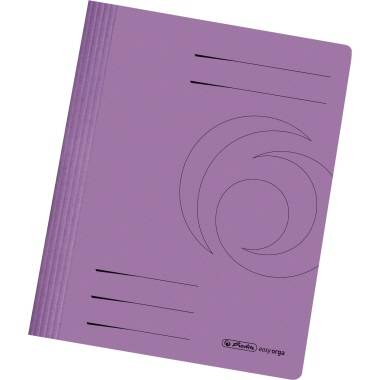 Herlitz Schnellhefter 10902559 DIN A4 Karton intensiv violett