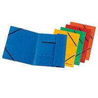 Herlitz Colorspan - Aktenmappe mit 3 Klappen - für A4 - diverse Farben (Packung mit 10)