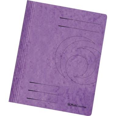 Herlitz Schnellhefter 10902948 DIN A4 Colorspankarton violett