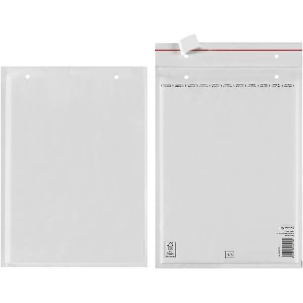 Luftpolstertasche Größe 8/H 29x37cm Haftklebung VE=2 Stück weiß