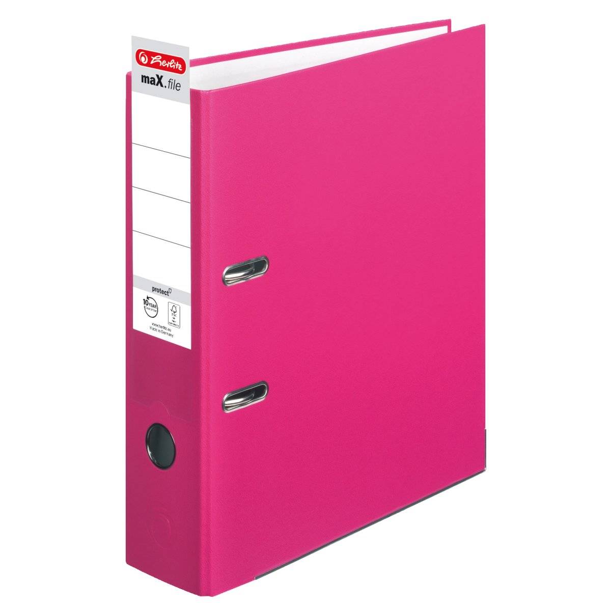 Herlitz maX.file, A4, Halteöse, Lagerung, Polypropylen (PP), Pink