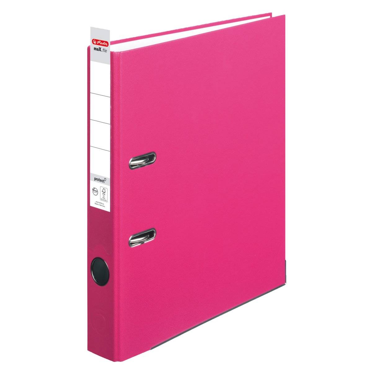 Herlitz maX.file, A4, Halteöse, Lagerung, Polypropylen (PP), Pink