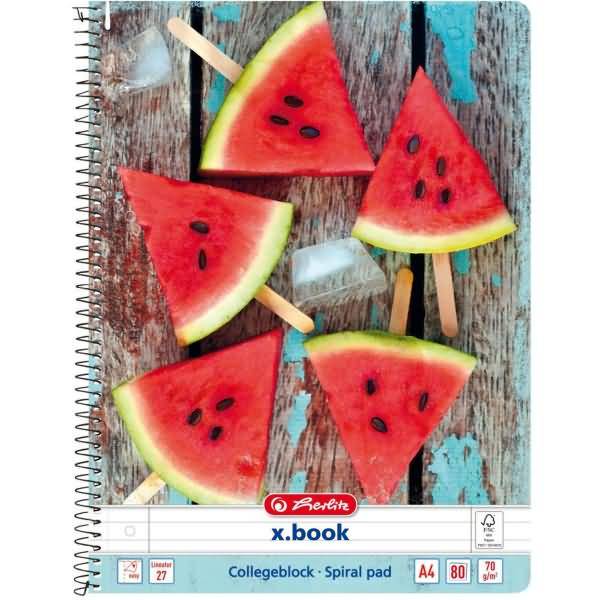 Spiralblock A4 80 Blatt Lineatur 27 FSC Mix