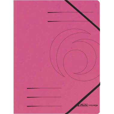 Herlitz Eckspanner 11159654 DIN A4 Colorspankarton fuchsia