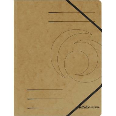 Herlitz Eckspanner 11159662 DIN A4 Colorspankarton braun