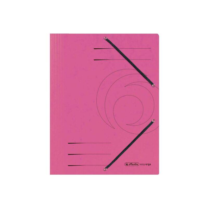 herlitz Eckspannermappe easyorga, DIN A4, fuchsia