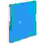 Herlitz Ringbuch 11205721 DIN A4 2Ringe 16mm transparent blau