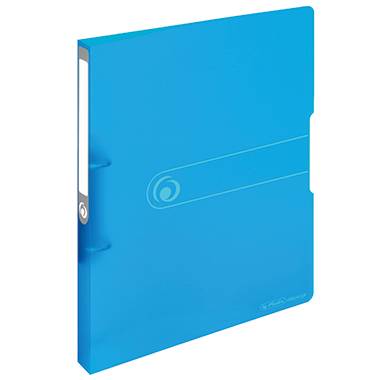 Herlitz Ringbuch 11205721 DIN A4 2Ringe 16mm transparent blau