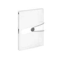 Herlitz 11206182, Konventioneller Dateiordner, A5, Polypropylen (PP), Transparent, Matt, 25 cm