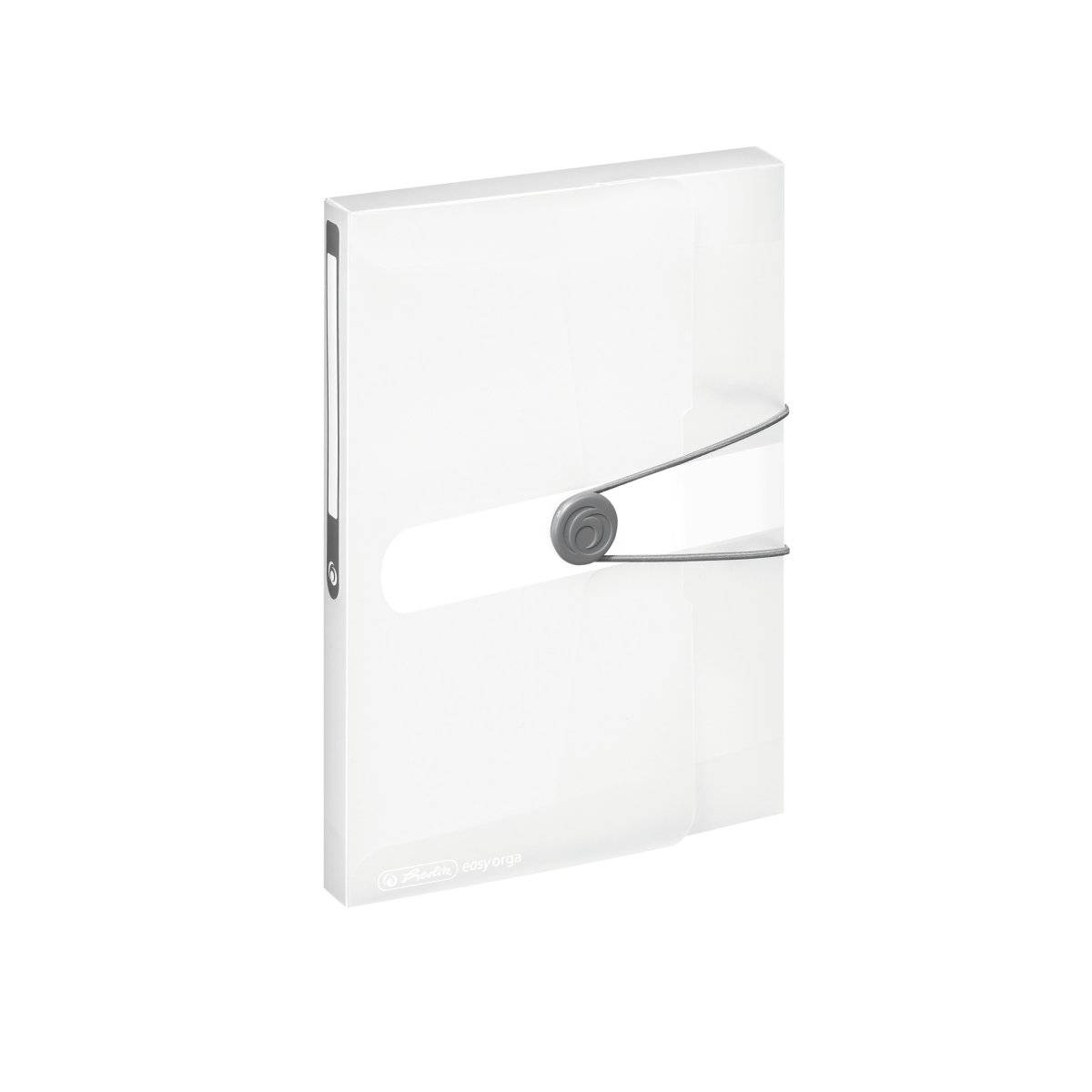 Herlitz 11206182, Konventioneller Dateiordner, A5, Polypropylen (PP), Transparent, Matt, 25 cm