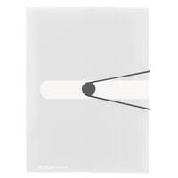 Herlitz 11206448, Konventioneller Dateiordner, A4, Polypropylen (PP), Transparent, Matt, Papier