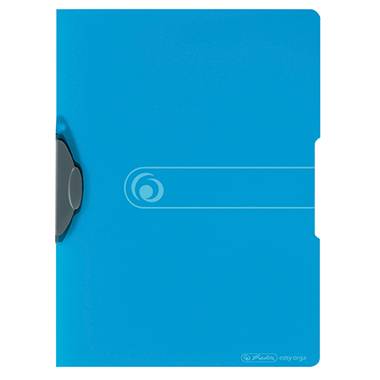 Herlitz Klemmmappe easy orga to go 11206455 DIN A4 30Bl. PP tr.blau