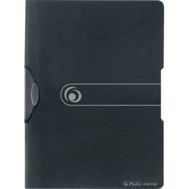 Herlitz Klemmmappe easy orga to go 11217189 DIN A4 30Bl. PP schwarz