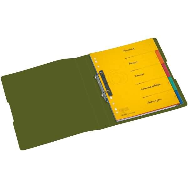 Ringbuch Recycling PP A4 2 Ringe 25mm dunkelgrün to go