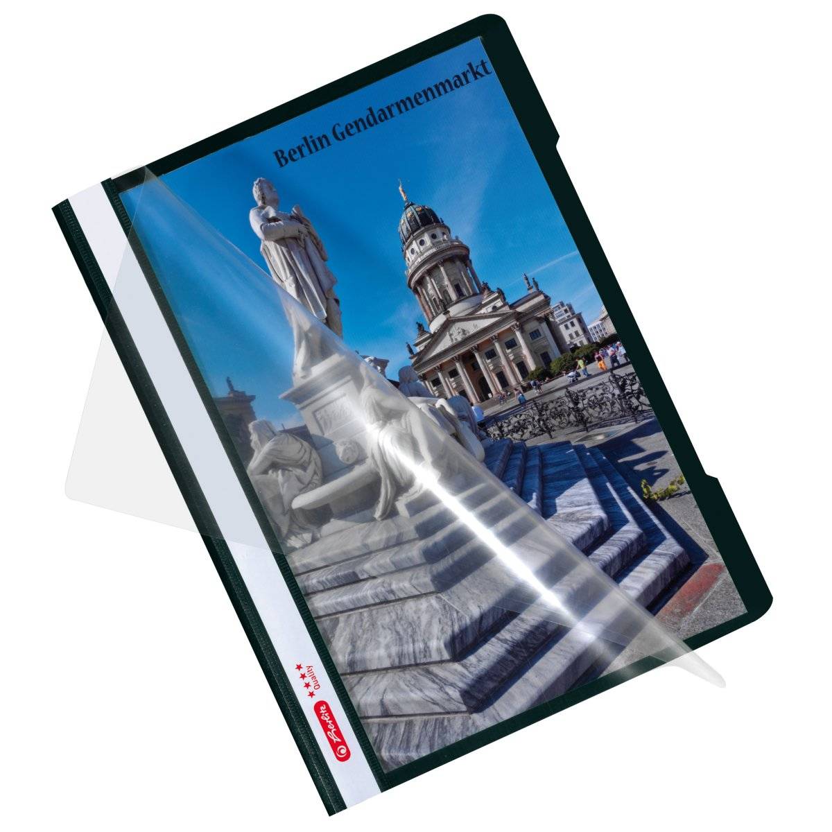 Herlitz Quality, Präsentationsmappe, A4, Polypropylen (PP), Schwarz, Deutschland