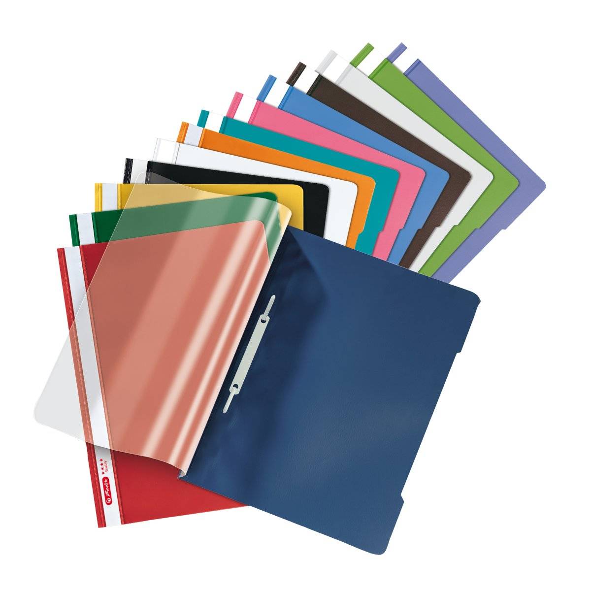 Herlitz 11317104, Manila-Ordner, A4, Polypropylen (PP), Weiß, Deutschland