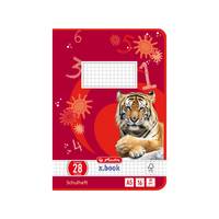 Herlitz 11322625, Mehrfarbig, 16 Blätter, Kariertes Papier, A5, 80 g/m², Junge/Mädchen