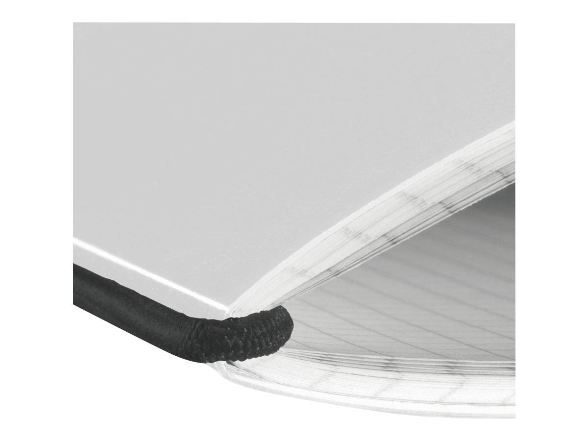 Herlitz my.book flex - Notizbuch - A5 - 40 Blatt / 80 Seiten - weißes Papier - kariert - transparente Hülle - Polypropyl