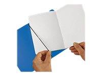 Herlitz my.book flex - Notizbuch - A5 - 40 Blatt / 80 Seiten - weißes Papier - kariert - Blau - Polypropylen (PP)