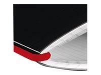 Herlitz my.book flex - Notizbuch - A6 - 40 Blatt / 80 Seiten - weißes Papier - kariert - Schwarz - Polypropylen (PP)