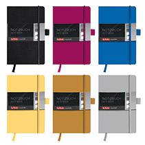 Herlitz 11368990, Blau, A5, 96 Blätter, 80 g/m², Liniertes Papier, Universal
