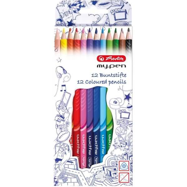 Buntstifte my.pen lackiert VE=12 Stück