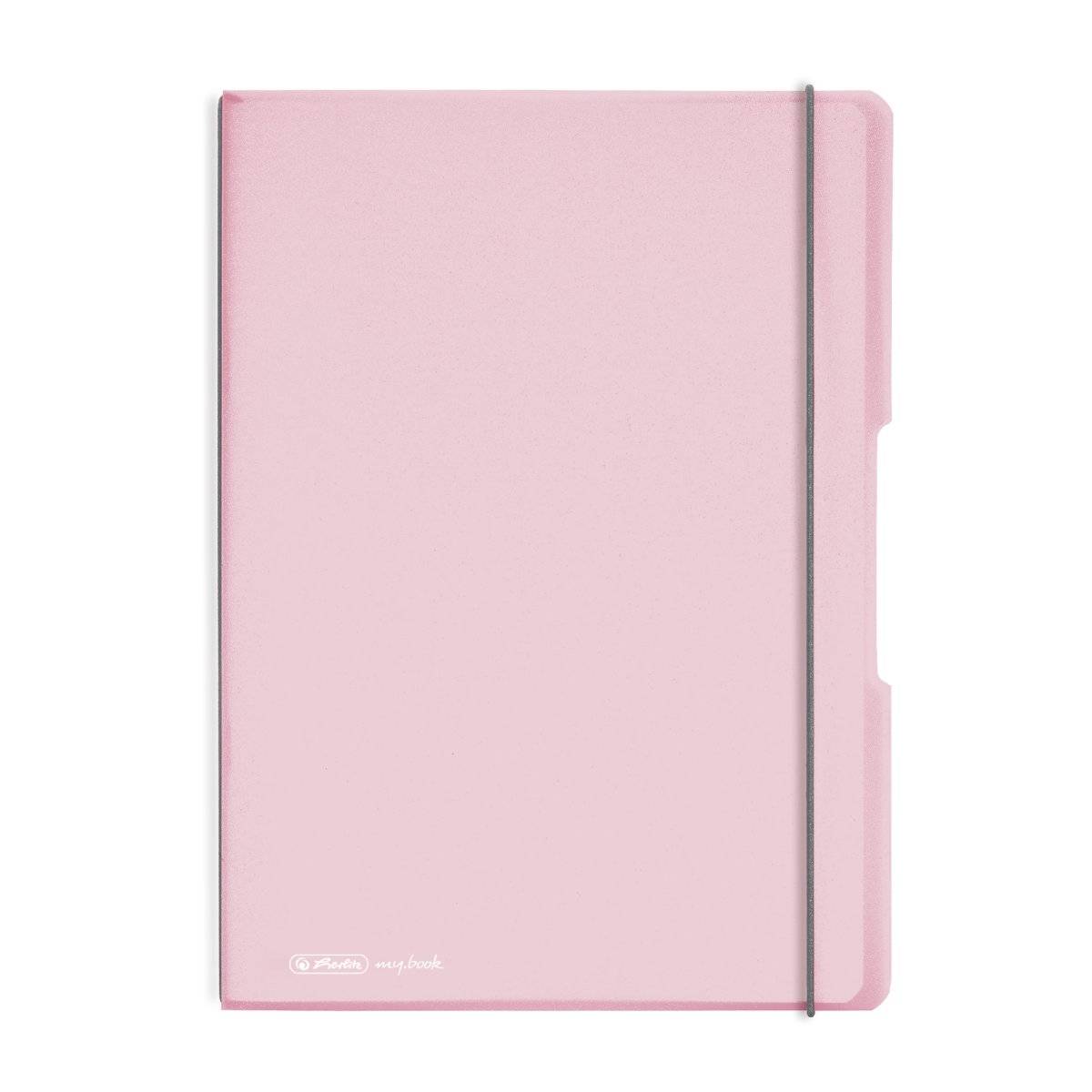 Herlitz 11408648, Einfarbig, Pink, A4, 80 Blätter, 80 g/m², Hardcover