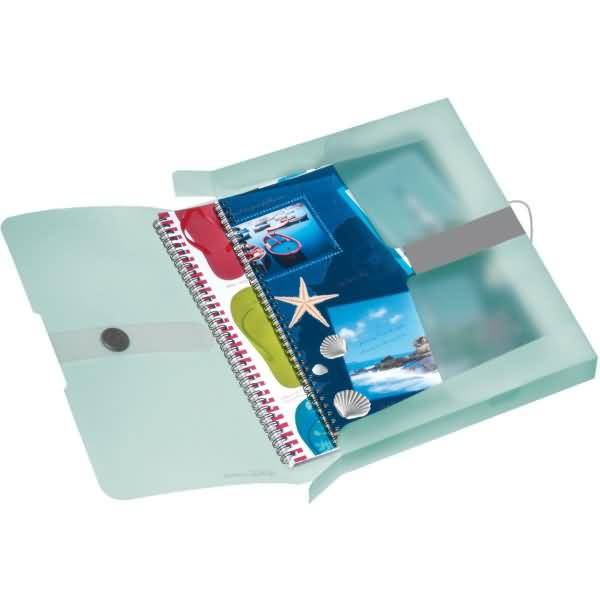 Sammelbox PP A4 minze transparent to go