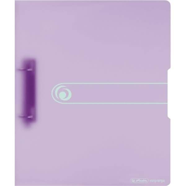 Ringbuch PP A4 2 Ringe 25mm flieder transparent to go