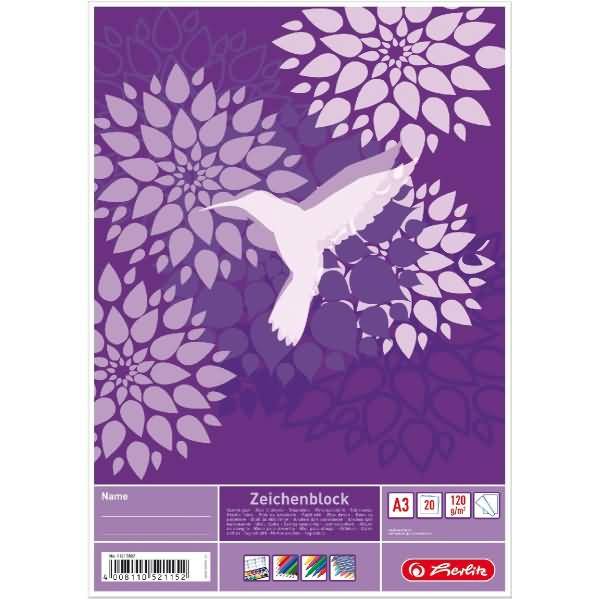 Zeichenblock A3 20 Blatt 120g Motive sortiert