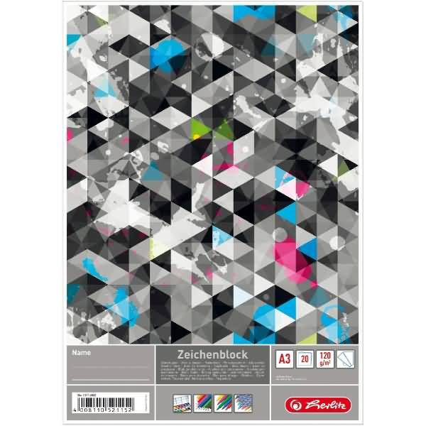 Zeichenblock A3 20 Blatt 120g Motive sortiert