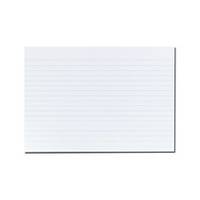 Herlitz - Karteikarte - A5 (148 x 210 mm) - Querformat - Weiß - Liniert (Packung mit 100)