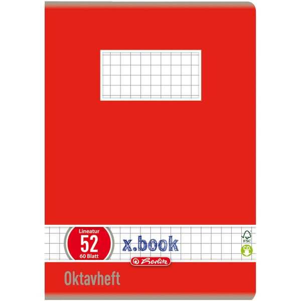 Oktavheft A6 60 Blatt kar FSC Mix